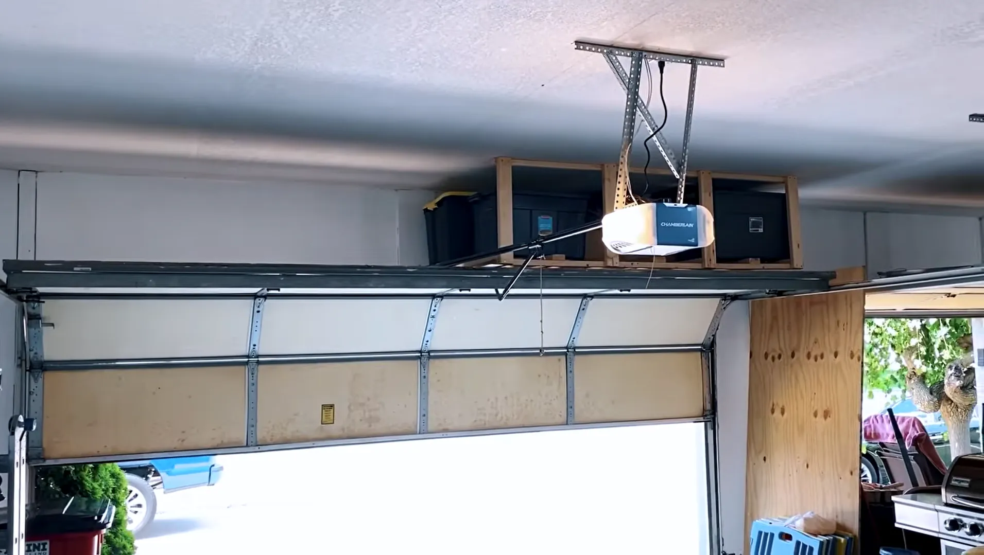 New Installed Garage Door opening first time